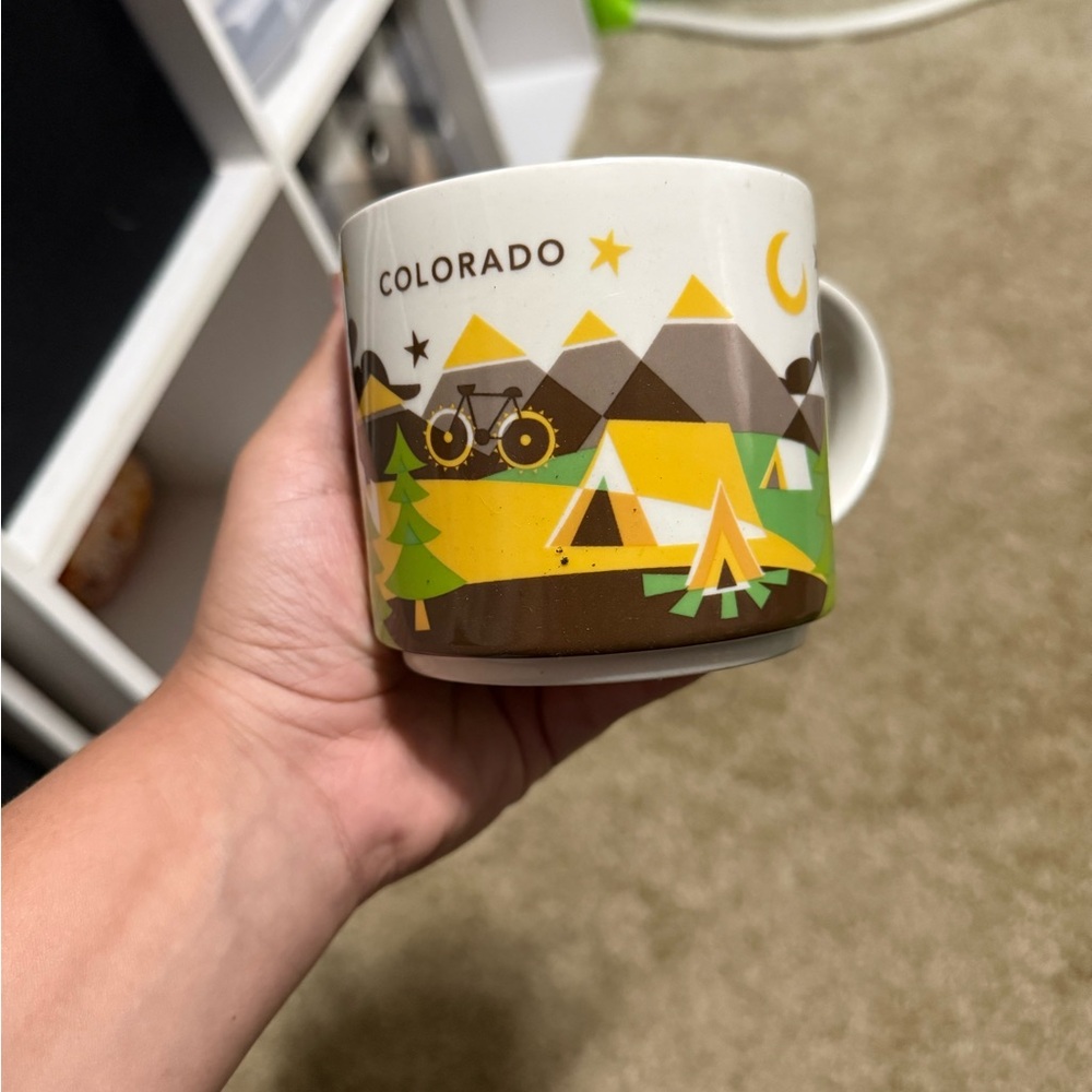 Starbucks Colorado Adventure Mug - Yellow, Green, Brown